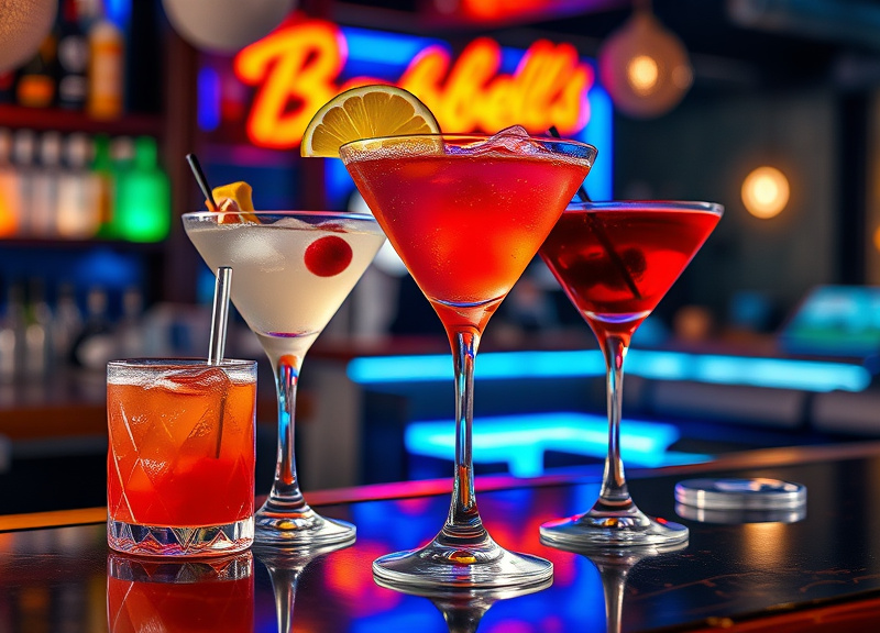 What types of cocktails are most popular at Bombshells?